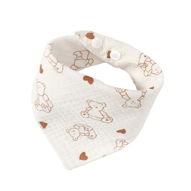 DribbleBloom™ Bandana Bibs – Soft, Stylish & Super Absorbent