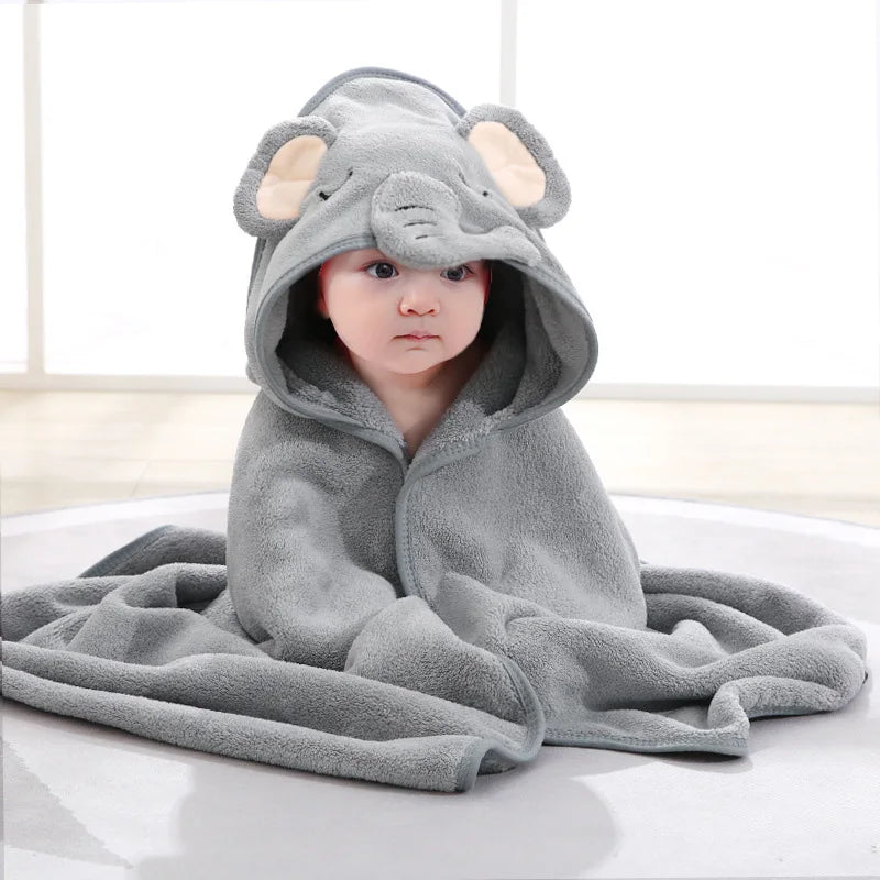 SnugglePals™ Hooded Baby Towels (5 Animal Designs)