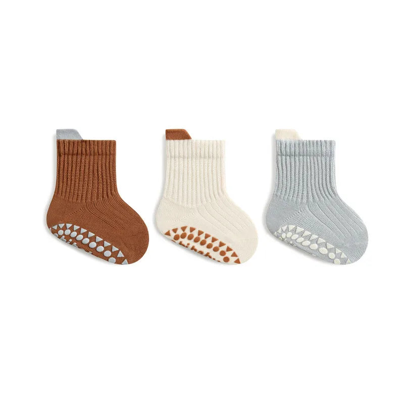 Dimpley CozyGrip™ Non-Slip Baby Socks (3 Pair)