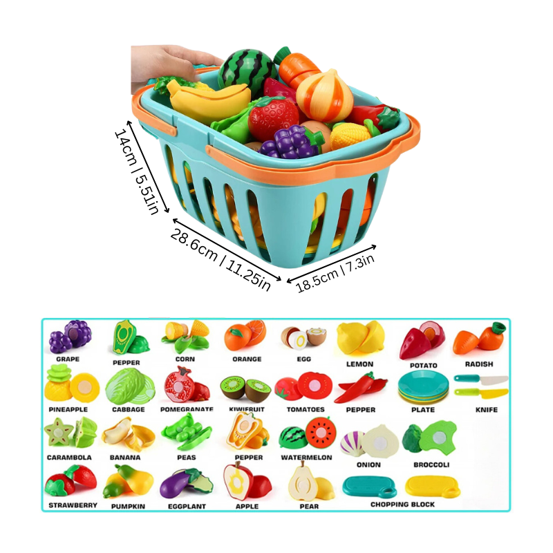 SliceN'Serve™ Fruits & Veggie Playset