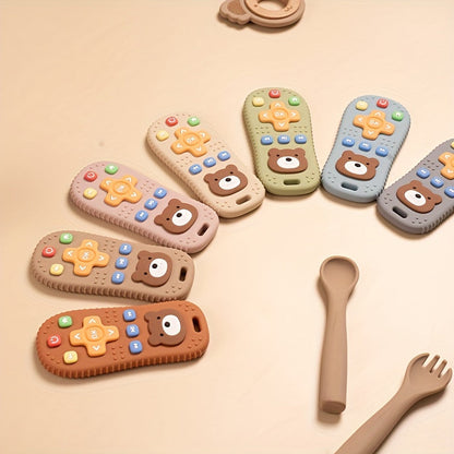 Silicone Bear Remote Teether Toy