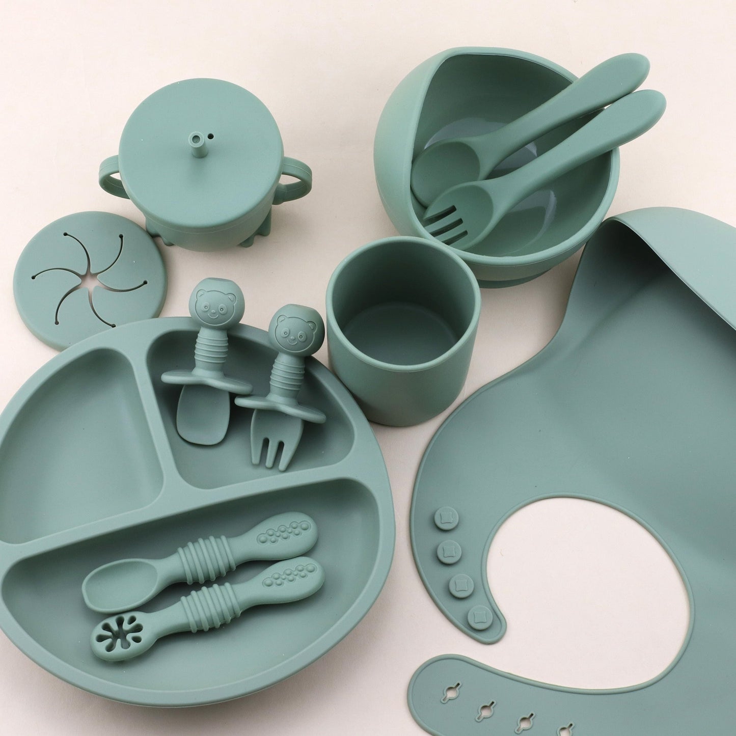 TidyTots™ 12-Piece Silicone Feeding Set