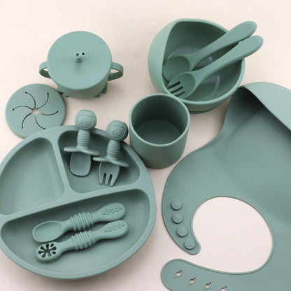 TidyTots™ 12-Piece Silicone Feeding Set