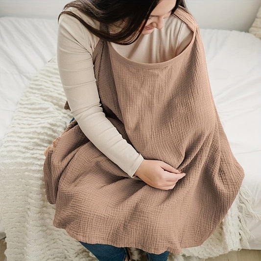 CozyCover™ — 4-in-1 Muslin Nursing Cover