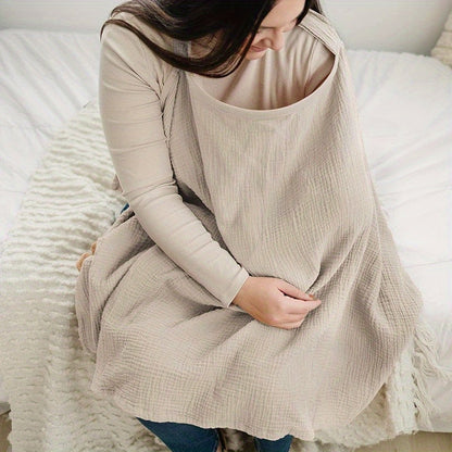 CozyCover™ — 4-in-1 Muslin Nursing Cover