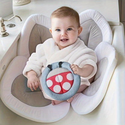 BloomBather™ – Plush Flower Baby Bath Pad
