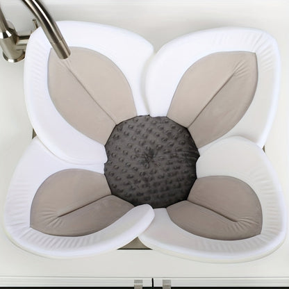 BloomBather™ – Plush Flower Baby Bath Pad