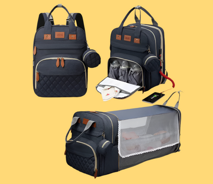 GoNest™ 3-in-1 Diaper Backpack & Travel Bassinet