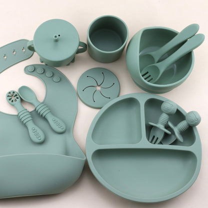 TidyTots™ 12-Piece Silicone Feeding Set