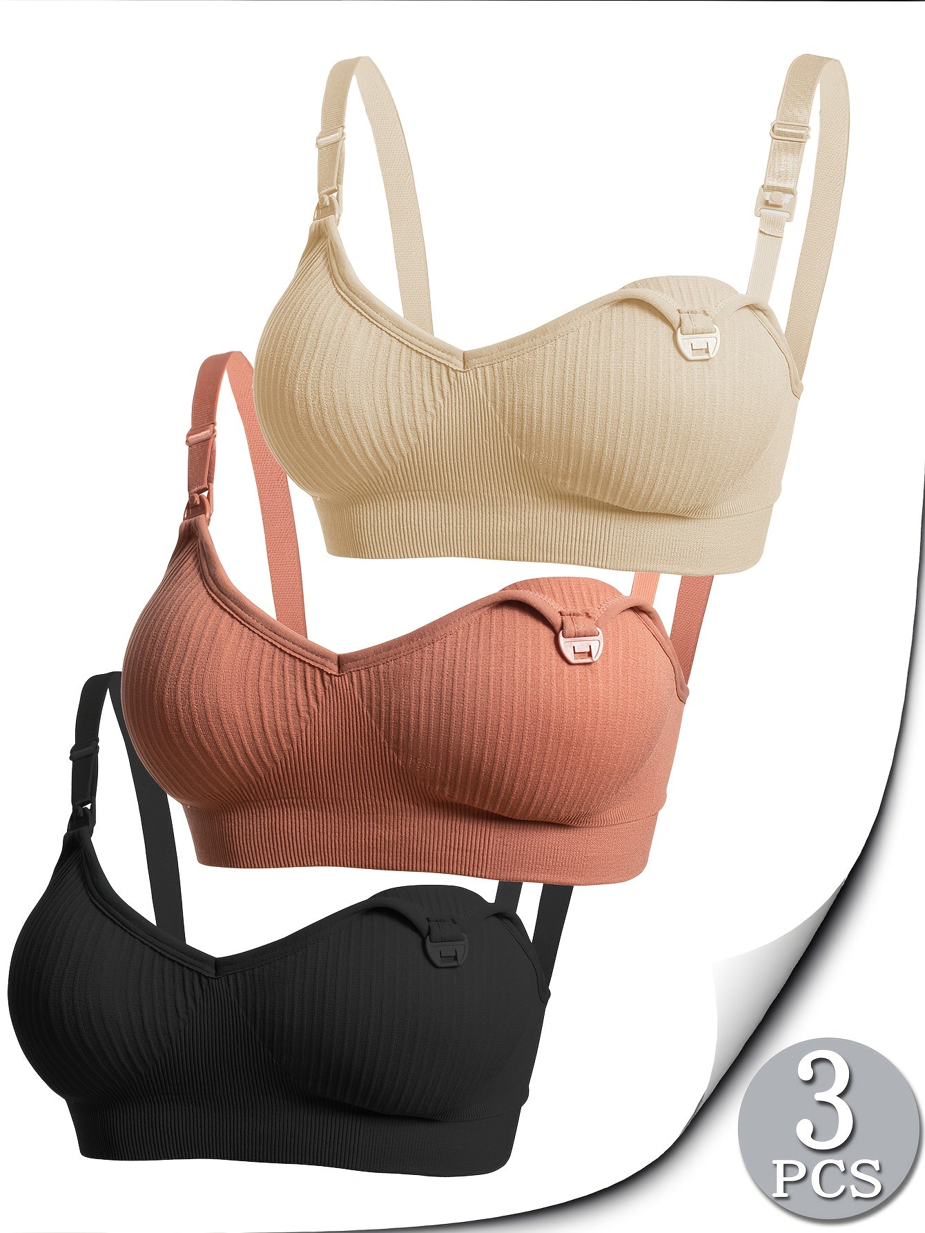 LatchEase Nursing Bra (3 Pack)