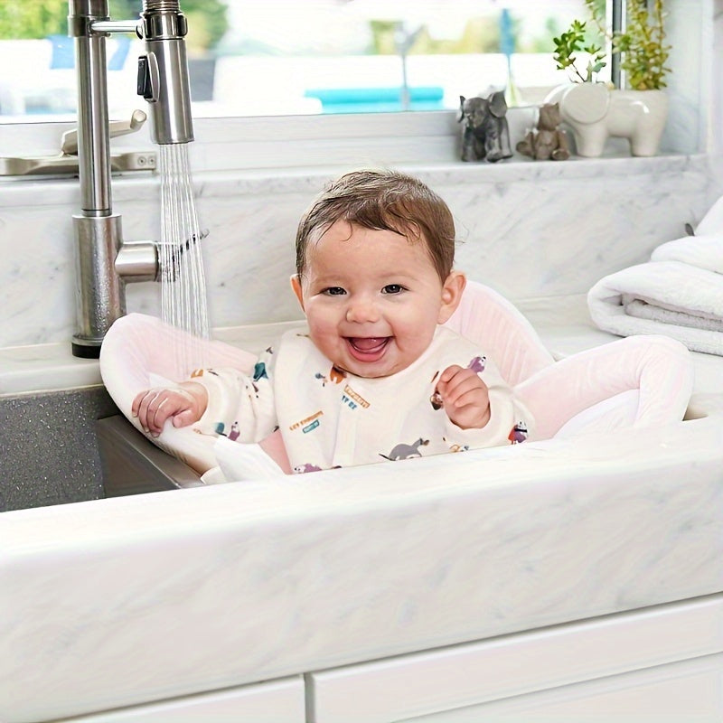 BloomBather™ – Plush Flower Baby Bath Pad