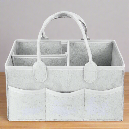TidyTote™ Felt Diaper Caddy Organizer