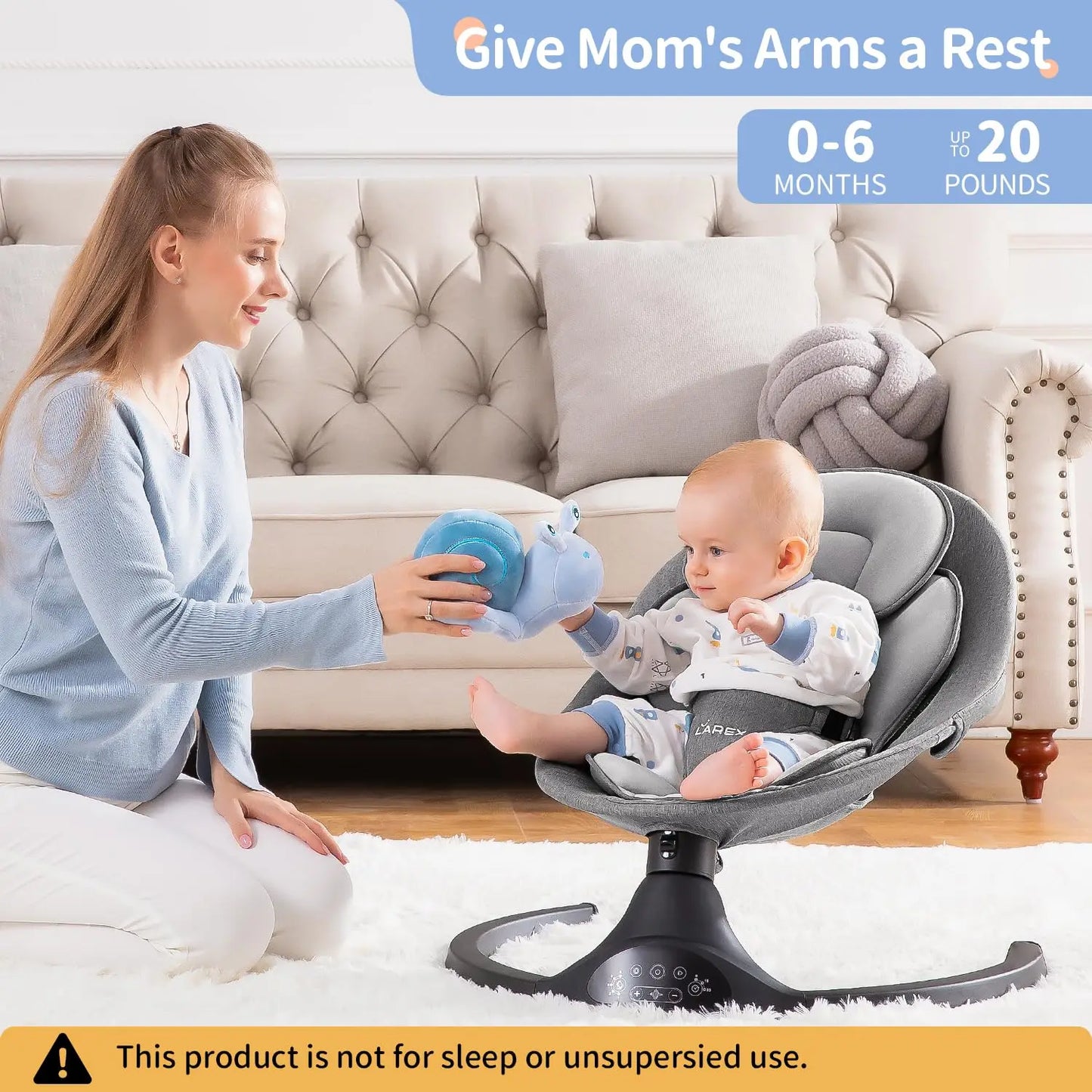 DreamGlide™ Electric Baby Swing