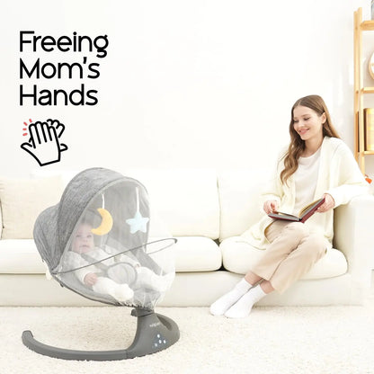 Smart Baby Swing & Bouncer with Bluetooth and Remote