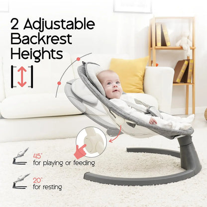 Smart Baby Swing & Bouncer with Bluetooth and Remote