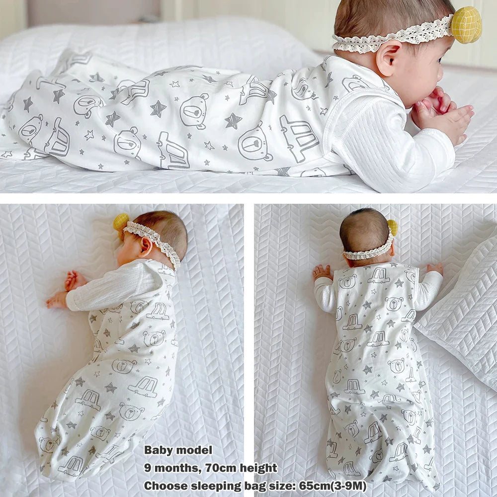 Dimpley SnugNest™ Cotton Baby Sleep Sack