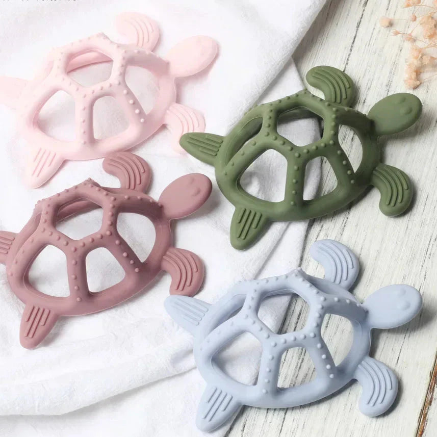 Turtle ChewCrew™ Silicone Teether