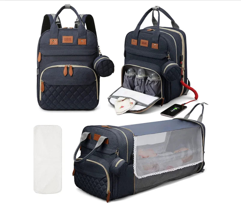 GoNest™ 3-in-1 Diaper Backpack & Travel Bassinet