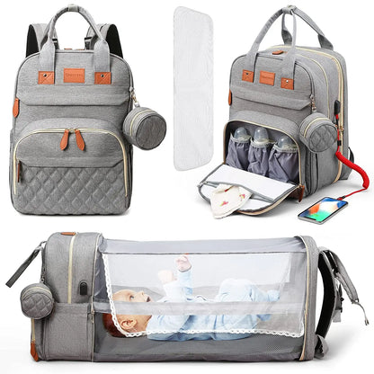 GoNest™ 3-in-1 Diaper Backpack & Travel Bassinet