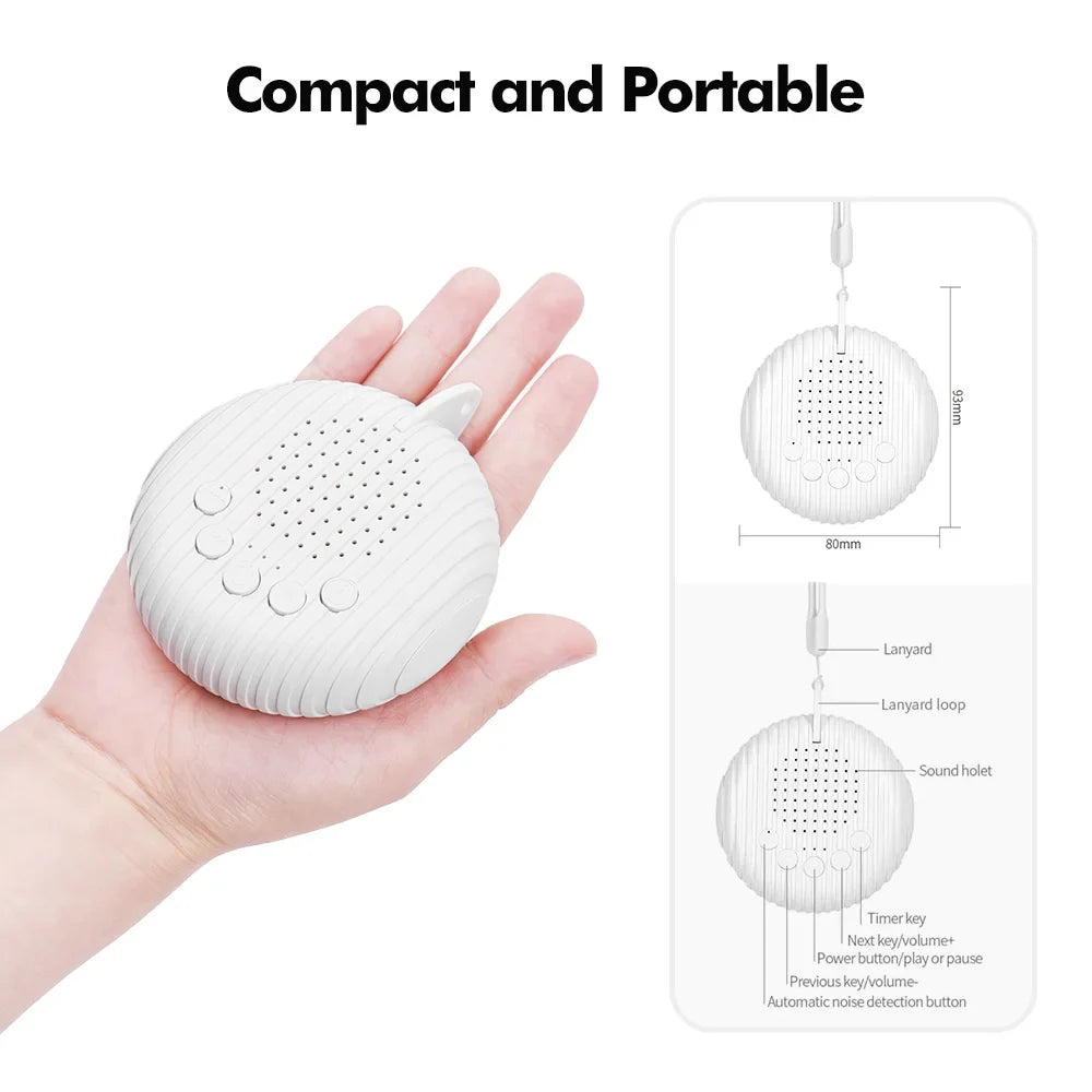 SnoozeMate™ Portable White Noise Machine