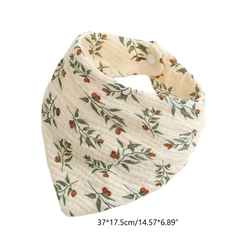 DribbleBloom™ Bandana Bibs – Soft, Stylish & Super Absorbent