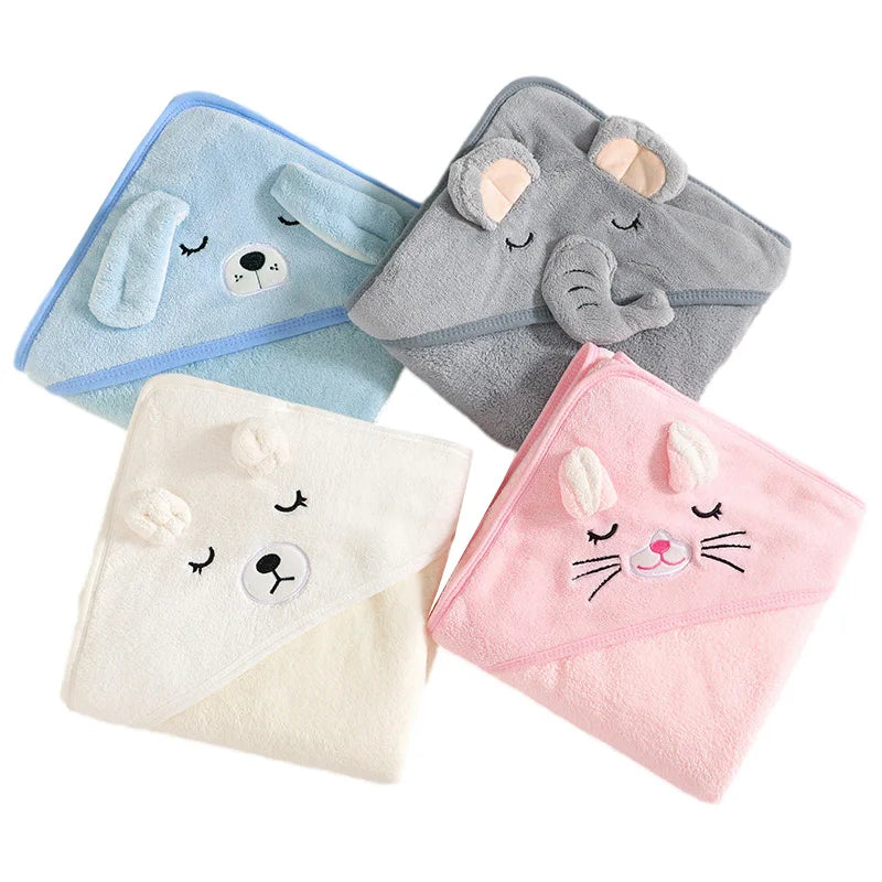 SnugglePals™ Hooded Baby Towels (5 Animal Designs)