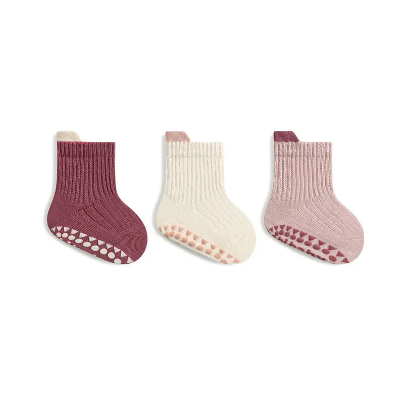 Dimpley CozyGrip™ Non-Slip Baby Socks (3 Pair)