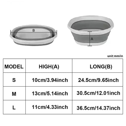 FoldEase™ Portable Wash Basin
