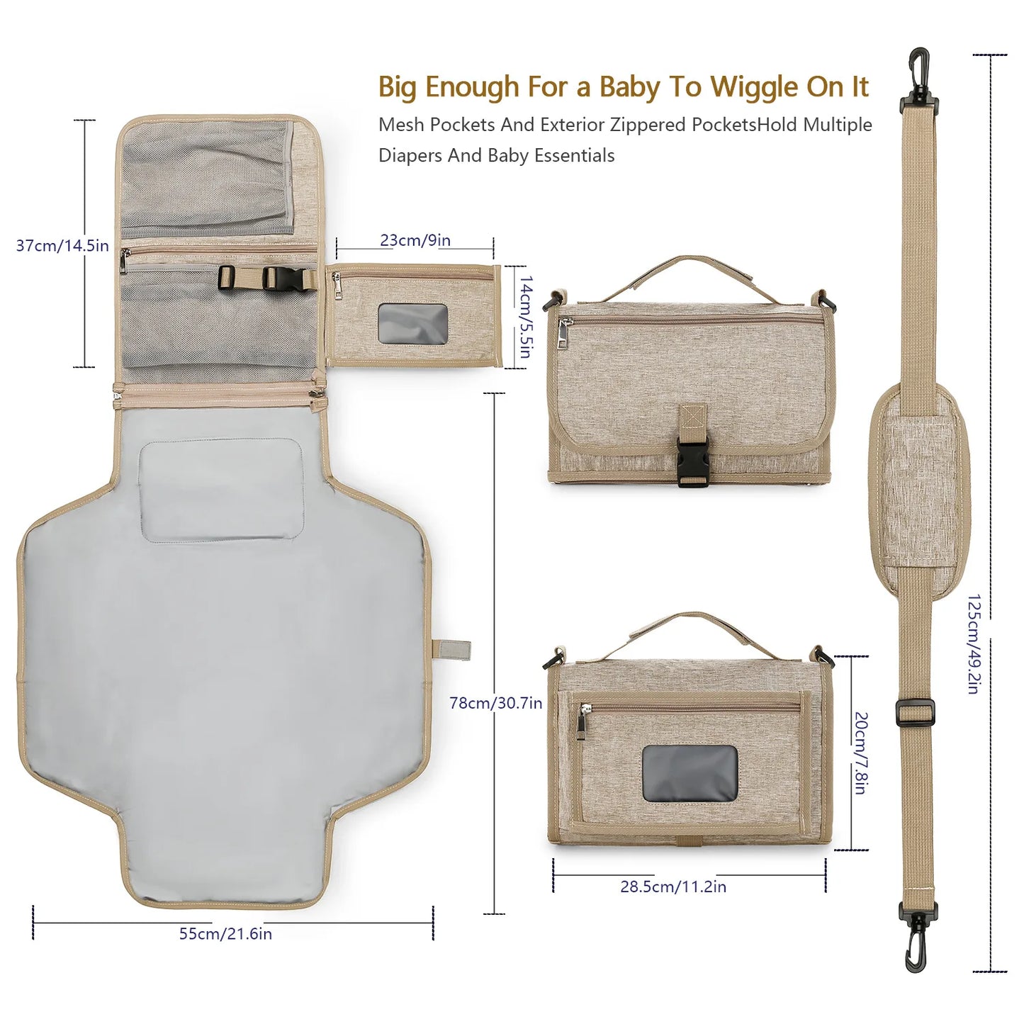 Dimpley On-the-Go™ Portable Diaper Changing Station