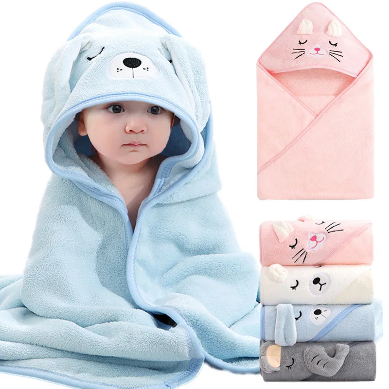 SnugglePals™ Hooded Baby Towels (5 Animal Designs)