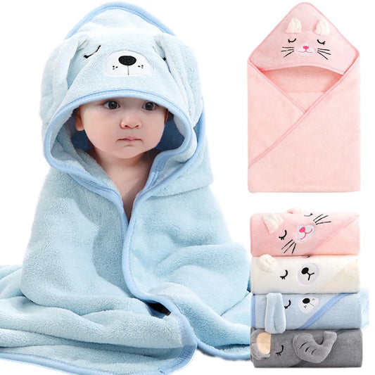 SnugglePals™ Hooded Baby Towels (5 Animal Designs)