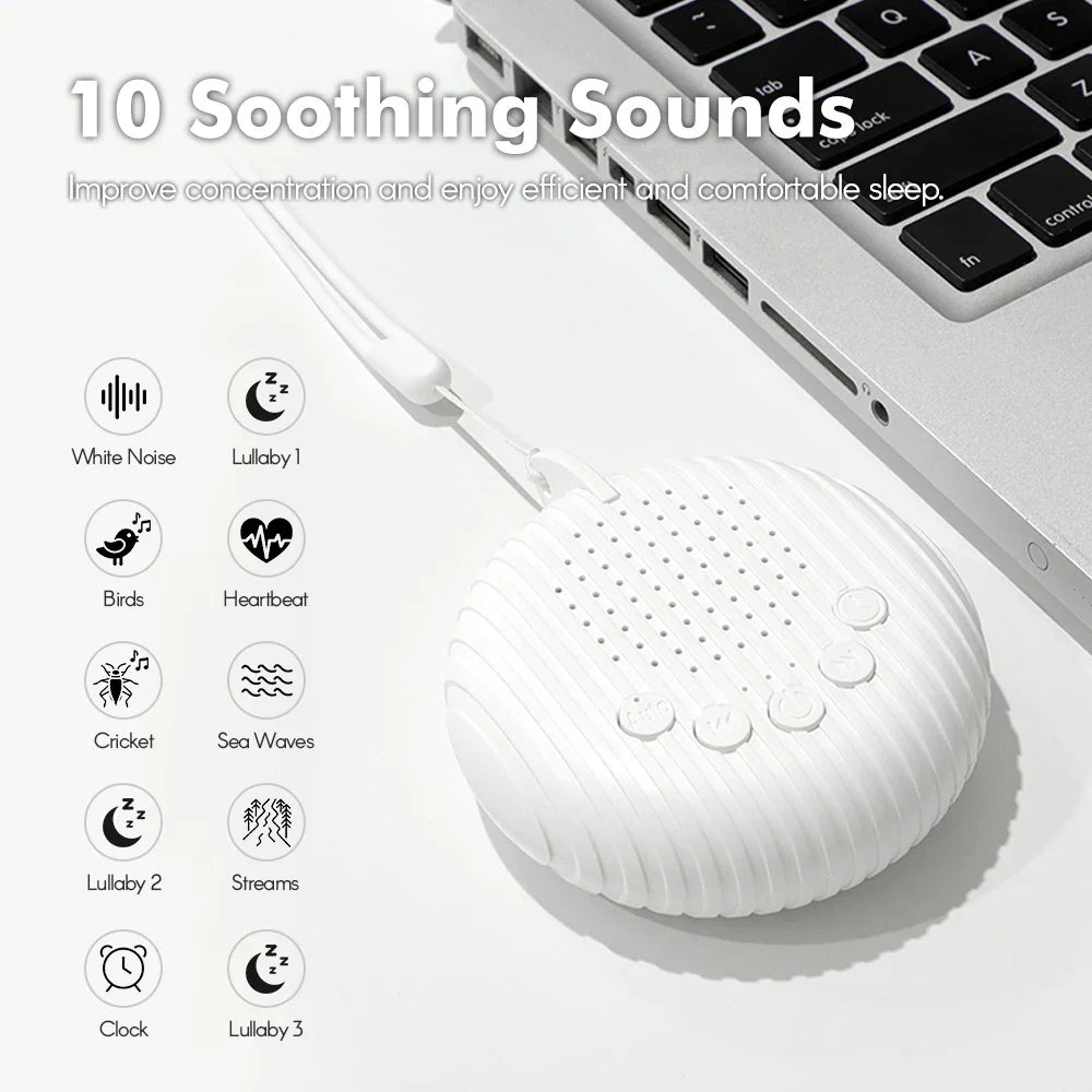 SnoozeMate™ Portable White Noise Machine