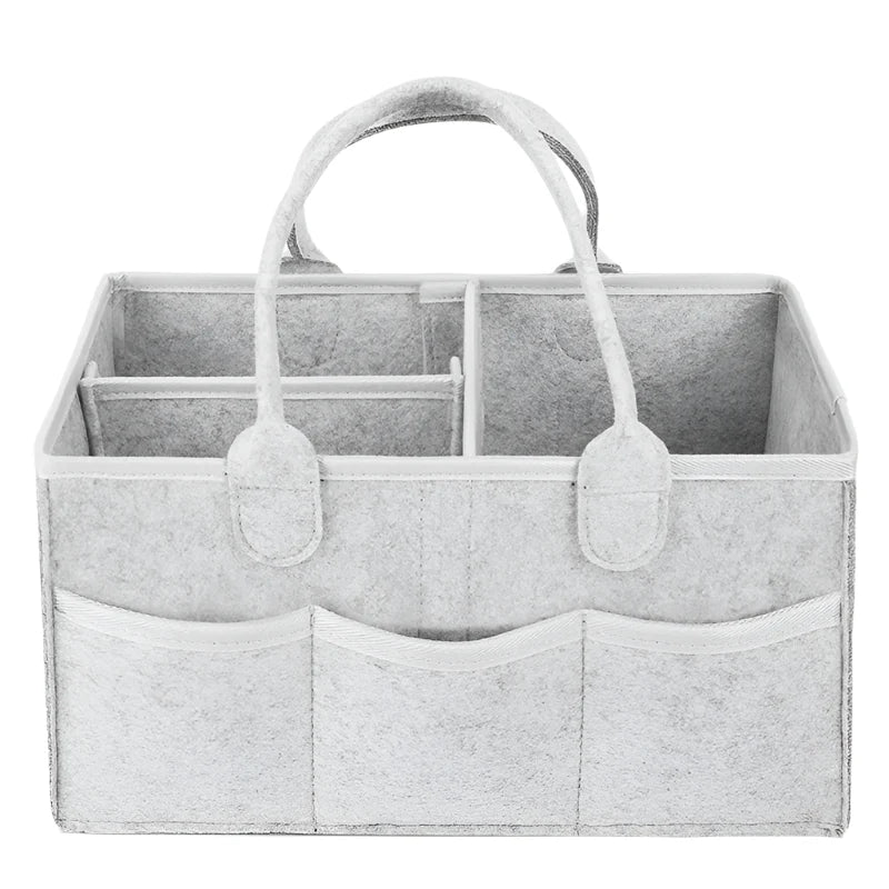 TidyTote™ Felt Diaper Caddy Organizer