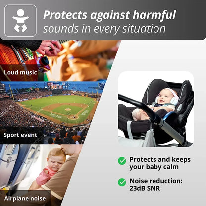 Baby Ear Protection Earmuffs (0–2 Years)