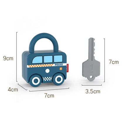 LockLearn™ – Montessori Number Matching Lock Toy