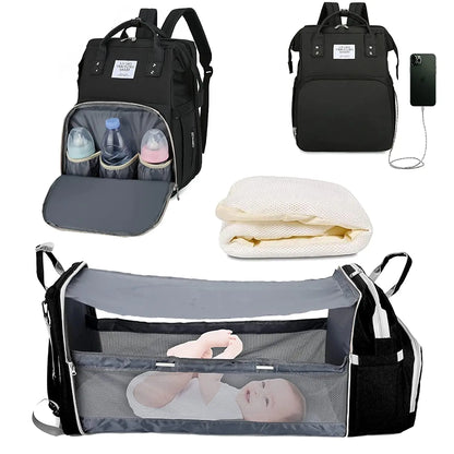 GoNest™ 3-in-1 Diaper Backpack & Travel Bassinet