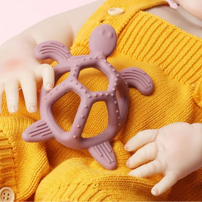 Turtle ChewCrew™ Silicone Teether