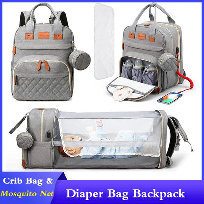 GoNest™ 3-in-1 Diaper Backpack & Travel Bassinet