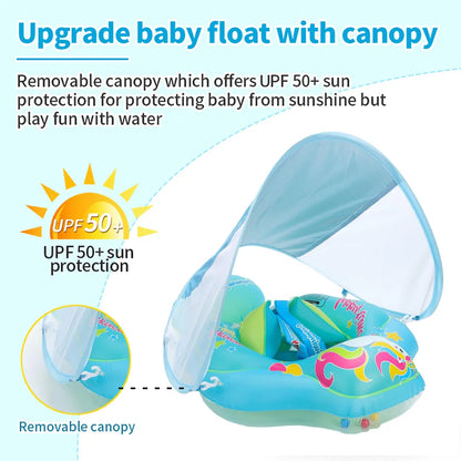 SunFloat™ Baby Pool Float with Canopy