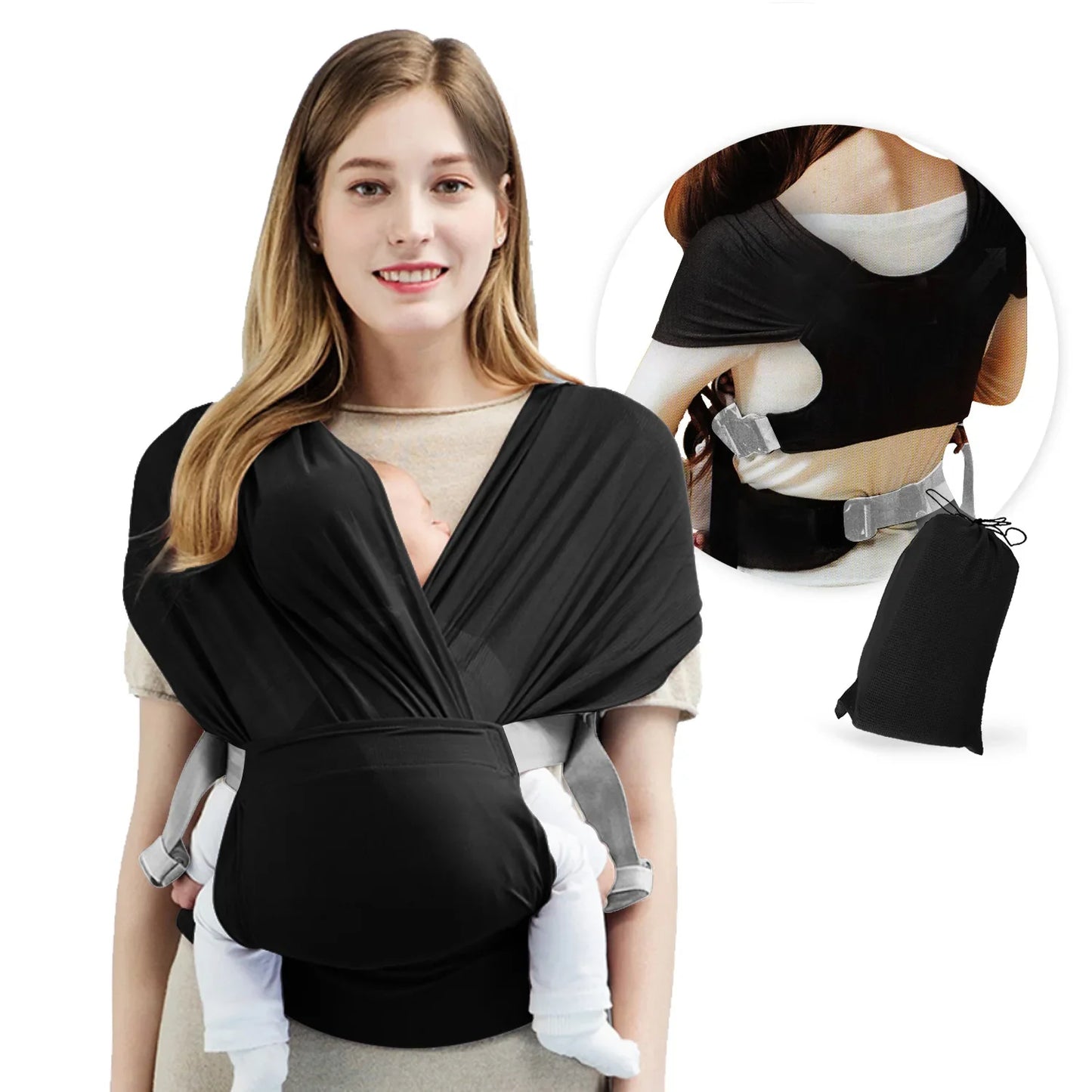 CuddleWrap™ Baby Carrier – Hands-Free Snuggles On the Go