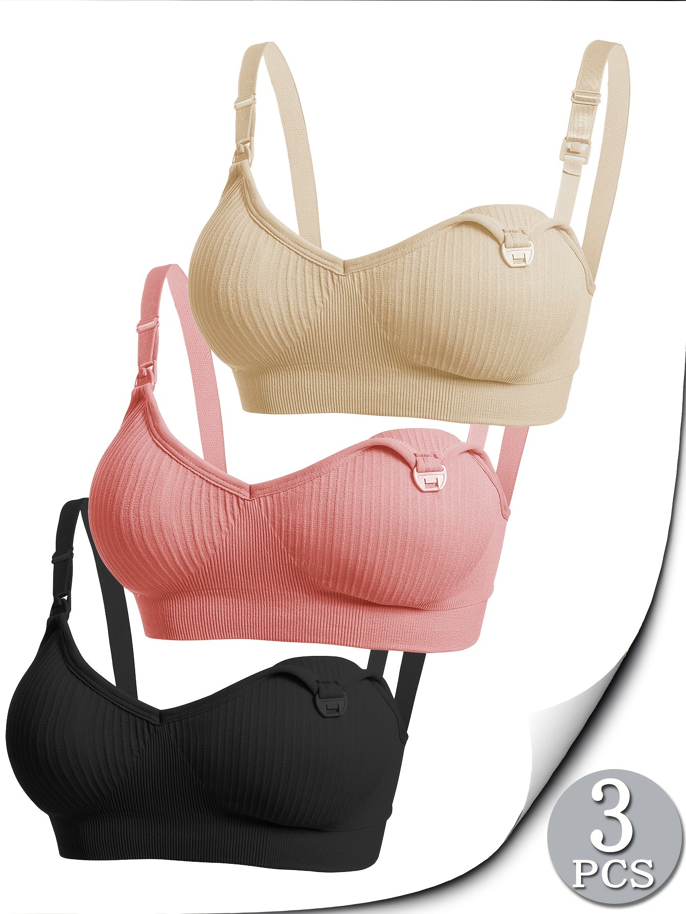 LatchEase Nursing Bra (3 Pack)