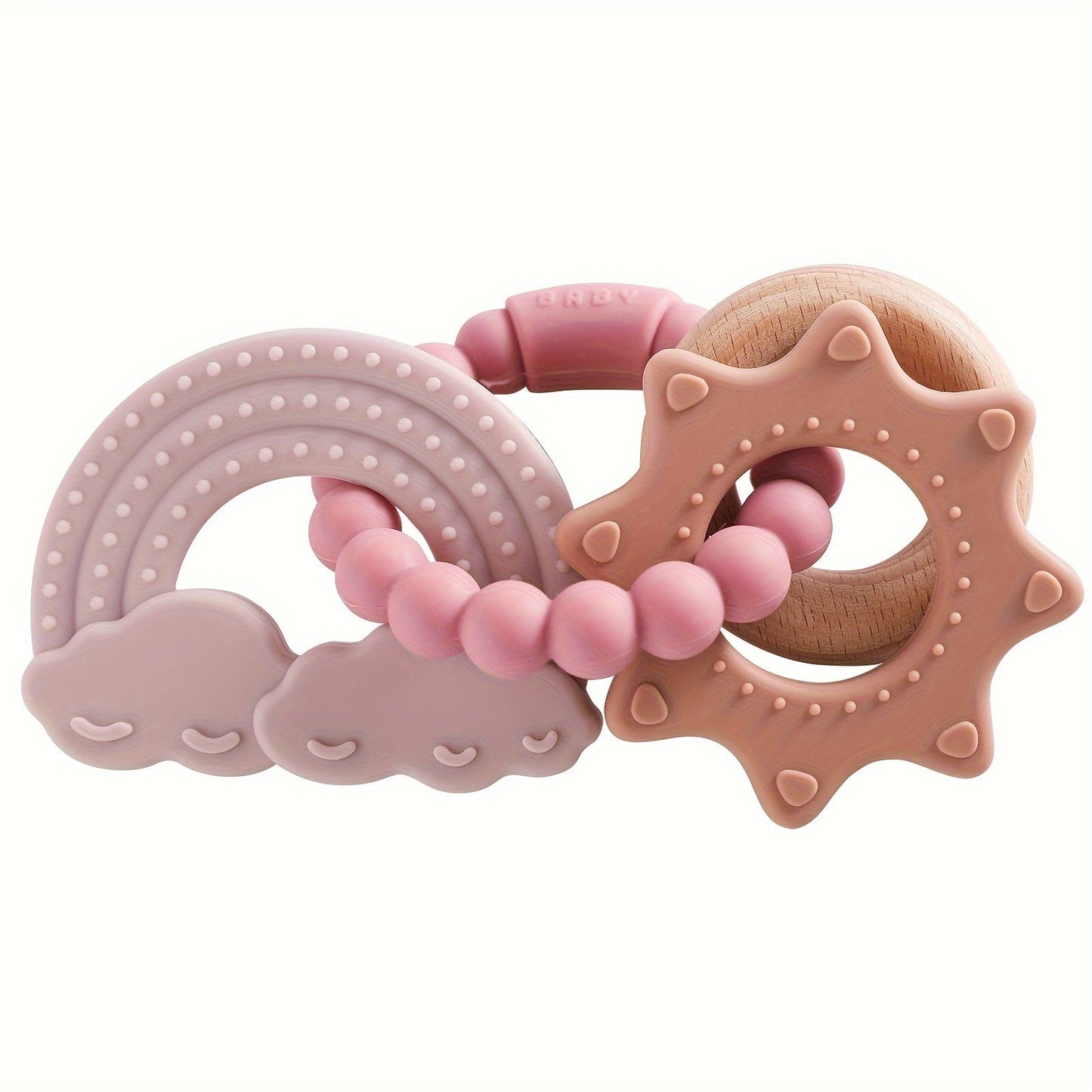 CosmoChew™ Wooden & Silicone Teether Set