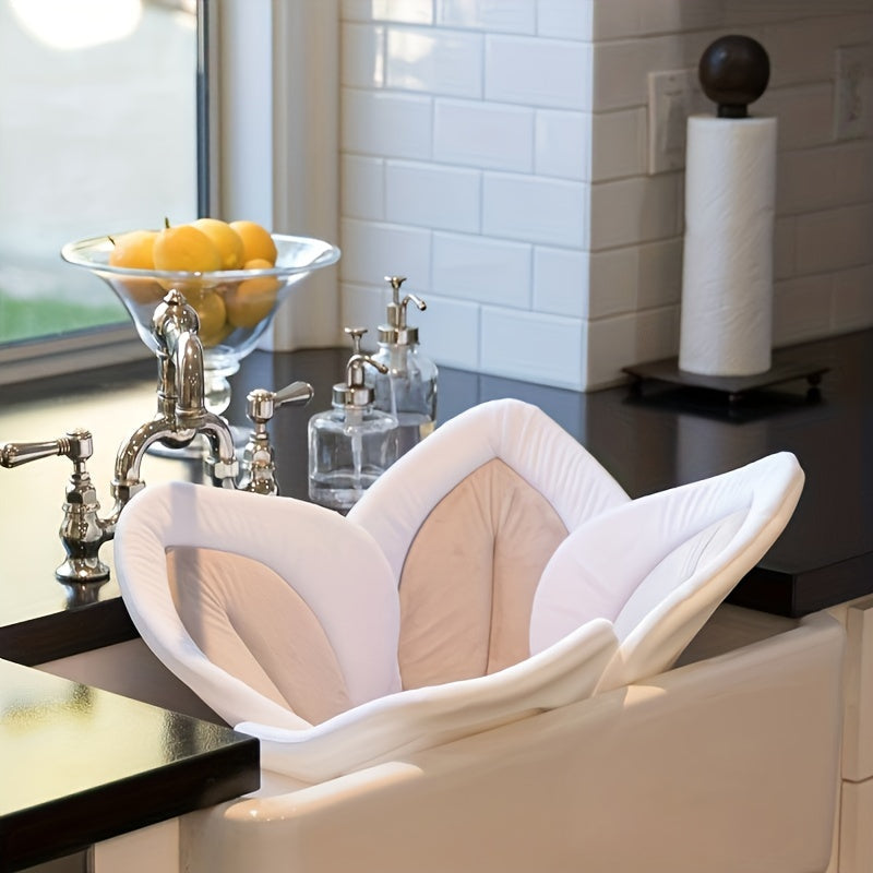 BloomBather™ – Plush Flower Baby Bath Pad