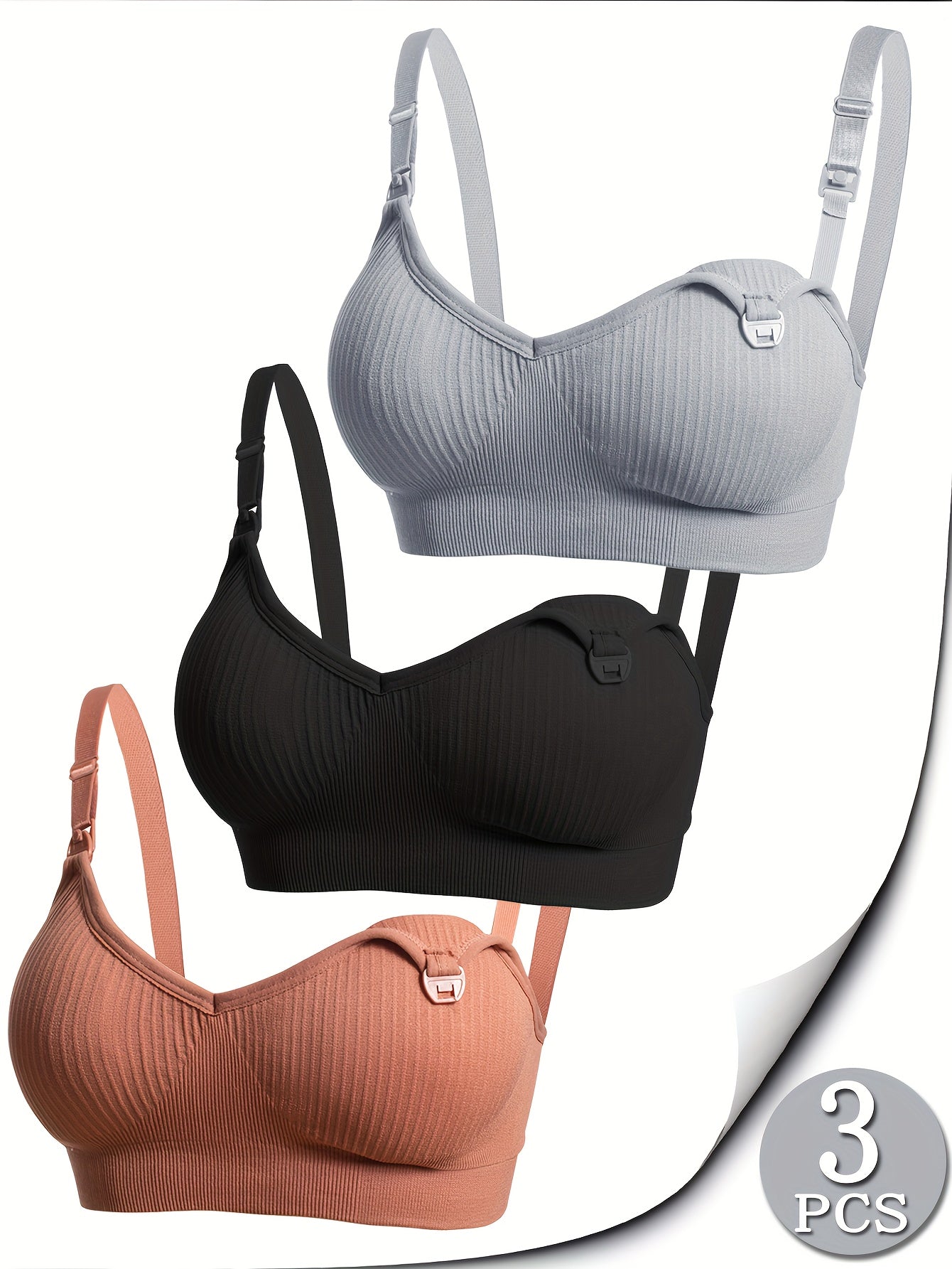 LatchEase Nursing Bra (3 Pack)
