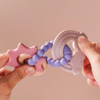 CosmoChew™ Wooden & Silicone Teether Set
